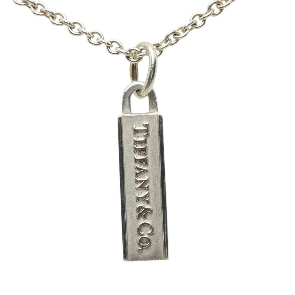 Tiffany Co Bar Necklace Silver TIFFANYCo Silver